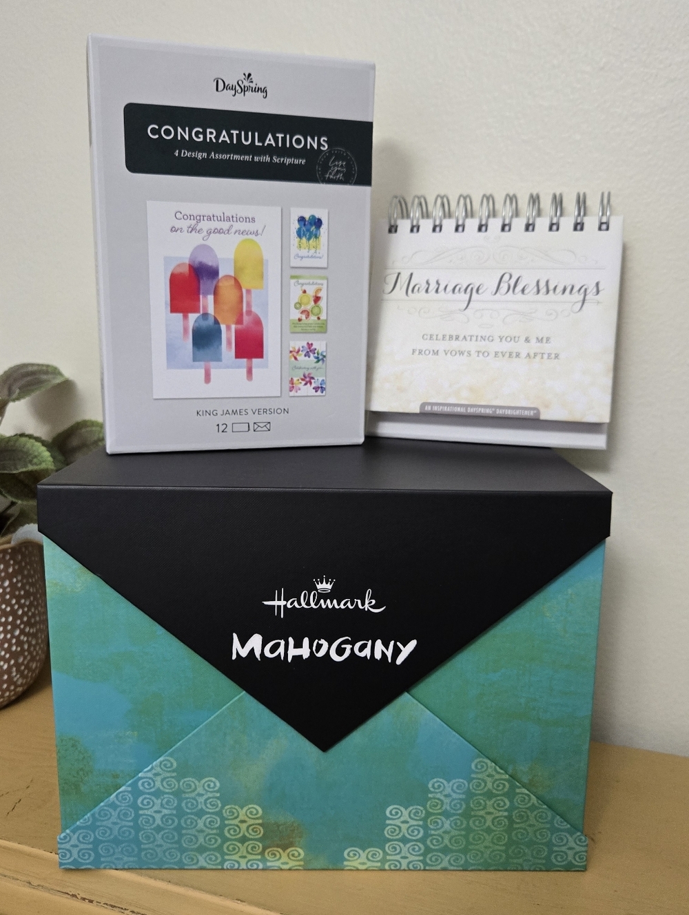 DaySpring Wedding And Card Storage Box Bundle. New.